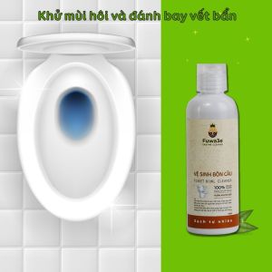 Nước Tẩy Bồn Cầu Fuwa3e Enzym Dứa 100ml Giúp làm sạch khử mùi an toàn cho người sử dụng