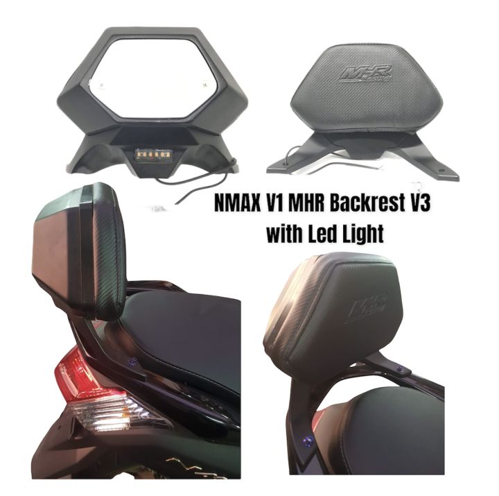 Led Nmax V3 DEN NMAX V1 MHR Backrest V3 with Led Light | Lazada PH