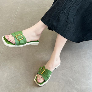 LiShops แนะนำ   รองเท้าแตะแฟชั่น พื้นไม่หนา ดีเทลน่ารัก พร้อมสีสันพาสเทลให้เลือก แมทช์ง่าย ราคาถูก สาวๆมาจับมาจองกันได้