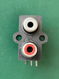100 BUAH SOCKET RCA 2 PIN TANCAP ups SOKET RCA 2P TANCAP SOCKET RCA 2X1 SOKET COPPER FEMALE AUDIO SOCKET RCA TANCAP 2 LOBANG ups stabilizer