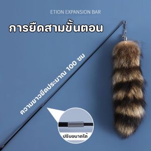 【Clarence-LZ】พร้อมส่ง ไม้ล่อแมว ของเล่นแมว ของเล่นล่อแมว องเล่นก้านยาว ขยายได้ หาง สําหรับแมว ของเล่นติด