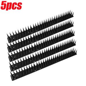 10Pcs Plastic Fence Wall Spikes / Anti Pigeon Anti-Bird Spikes Repellent / Outdoor Anti Cat Repeller / Dog Climb Deterrent Spikes