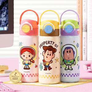 Disney x HoneyLion - Toy Story Buzz Lightyear Tumbler 550ml 316 Stainless Steel Insulated Flask Anti Slip Silicon Bottom for Kids