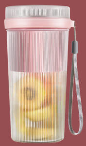 Portable Electric Juicer Small Fruit Cup Food-Blender Processor Mixer 300ML Mini USB Rechargable 40 Seconds of Quick Juice Maker