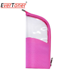 EverToner Stand Cosmetic Bag For Women Clear Zipper Makeup Bag Travel Female Makeup Brush Holder Organizer Toiletry Bag