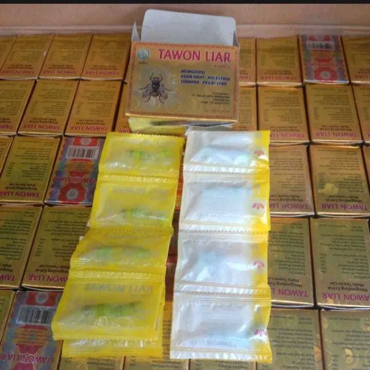 Tawon Liar Kapsul Obat Asam Urat Pegel Linu Kemasan Kuning Lazada Indonesia 1071