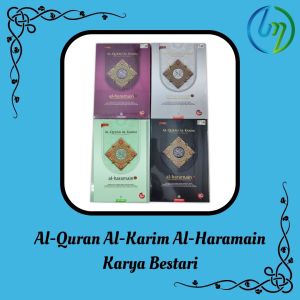 Al Quran Al Haramain B5 lengkap terjemahan serta panduan tanda waqaf & tanda bacaan