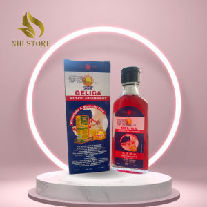 Dầu nóng GELIGA Muscular massage xoa bóp đau nhức cơ khớp bầm tím bong gân indonesia 60ml