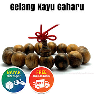 [Bayar di Tempat] Gelang Kayu Gaharu Asli Wangi Original Kalimantan