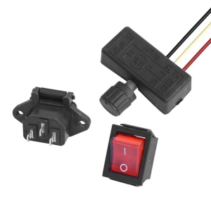 3pcs/set Electric Sprayer Charging Accessories Set 12V Speed Controller Power Switch