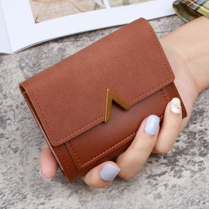 Ví ngắn cầm tay nữ gập 3 khoá chữ V nhiều ngăn đựng thẻ LX222