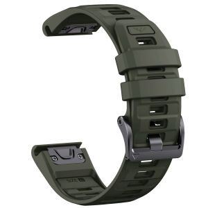 Zionia 22mm Quick Fit Premium Silicone Watch Strap for Garmin Instinct 3 45mm AMOLED Crossover Solar Tactical Esports dezl Camo Surf MARQ Captain Gen 2 Descent G1 G2 Fenix 8 E 7 6 Pro 5 Plus Quatix Tactix D2 Delta Approach S70 47mm S62 S60 Amazfit Falcon