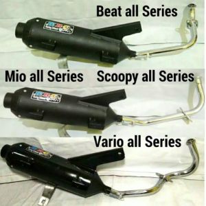 Knalpot Tsukigi / Sugi WRC Mber ( Beat Fi / Street / Esp / Karbu / Pop )( Scoopy Fi / ESP / Karbu / New )( Mio Sporty / J / Soul / Gt 115 / Gt125 / M3 / Z / Fino )( Vario 110 / 125 / 150 )