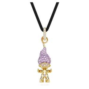 🖤Swarovski🖤(New Product) Good Luck Troll Series Golden "Little Devil" สร้อยคอพร้อมจี้เพชรสีม่วง XL-ZS98451223054852 สร้อยคอคู่สไตล์ดีไซน์คลาสสิก สร้อยคอแฟชั่นสตรีเงิน 925 เงินสเตอร์ลิง ของขวัญพิเศษสำหรับแฟนหรือแฟนสาว