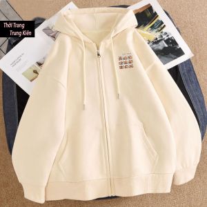 Áo Khóa Hoodie Cho Bé Từ 10-60kg Hình Capy Bara Dễ Thương - Phong Cách Hàn Quốc Chất Vải Nỉ Cotton