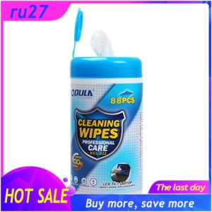 88PCS Soft Anti-static Cleaning Wet Tissues for Computer Laptop LCD Monitor TV Mobile Phone Screen Digital Products