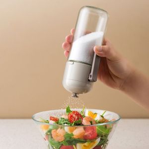 CHENJIE 180/250มล. เครื่องจ่ายเครื่องปรุงรสเชิงปริมาณ ที่ปิดสนิท วัดแสง0.5g ภาชนะใส่เครื่องเทศ มัลติฟังก์ชั่ น้ำหนักเบามาก ขวดแก้วปรุงรส สำหรับบ้าน