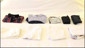 6 Pcs/Set Pink/Blue/Grey Travel Storage Bag Large Capacity Waterproof Luggage Clothing Underwear Storage Bag Bag With Zipper