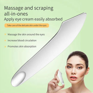 【12 hours delivery】Stainless Steel Makeup Toner Spatula Double-end Cosmetic Cream Spoon Foundation Mixing Tool