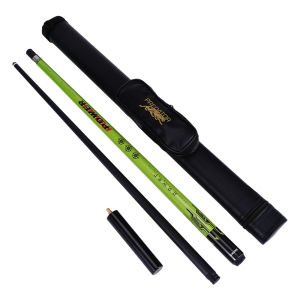 2A8010 White and Green Cue Billiard Cue Set 1/2 Split Chinese Style Black Eight Pool Cue American Style Nine Ball Cue Black Technology Carbon Billiard Cue