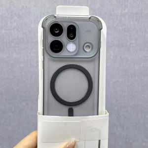 Translucent Matte Magnetic Wireless Charging Case For OPPO Find X9 X9S X8 X7 Ultra Pro X8S+ For Magsafe Airbag Shockproof Cover