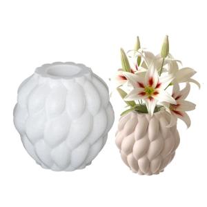 Flexible Silicone Molds Rotating Raindrop Shape Reusable Vase Crafting Moulds Suitable for Epoxy Concrete Artworks