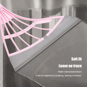 Soft Plastic Telescopic Non Stick Hair Sweeping Scraper Wiper Squeeze Mop