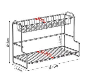 ❣️SPACEIDEAS❣️ SS201 Perfume Holder Perfume Stand Makeup Holder Makeup Stand Desktop Organizer Desktop Shelf Desktop Rack Countertop Organizer Countertop Rack Seasoning Holder Seasoning Rack Spices Holders Spices Rack Kitchen Organizer Bathroom Organizer