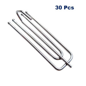 30 PCS Universal Besi Pengait Gorden Hook Hordeng Proses Galvanis Kait Lima Cakar
