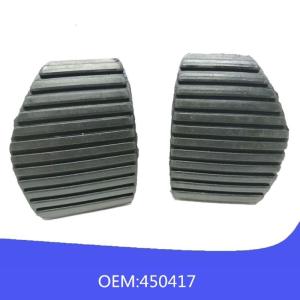 2Pcs No Drill Pedal Covers for Citroen 207 308 OE450417 Anti-Slip Gas Pedal Cover Pads