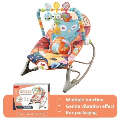 Boo&BubOS Baby Bouncing Chair Baby Rocker Bouncer Rocking Chair Electric Cradle Bed Baby Bouncer Newborn Shaker Kerusi Buaian Bayi