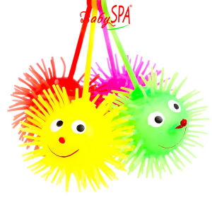 ♥♥♥ (𝐒𝐆 𝐒𝐞𝐥𝐥𝐞𝐫) BabySPA Squishy Ball LED Jellyfish Silicone Kids Toy Anti-Stress Puffer Ball