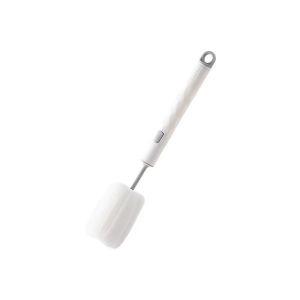 Detachable Cleaning Sponge Brush with Long Handle Household Brush Thermos Bottle Cup Washing Brush Replaceable Long Handle Sponge Cup Brush Household Decontamination Cleaning Brush Removable Brush