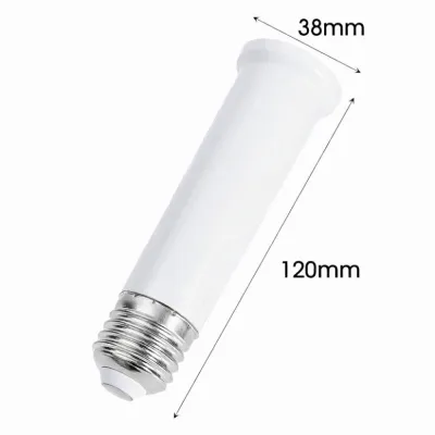 BINGLI Plastic E27 To E27 Extender 65mm/95mm/120mm White Lamp Holder Base Lighting Parts Light Bulb Adaptor
