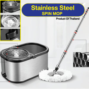 โอเวอร์คลีน® OVERCLEAN ม็อบถูพื้นสแตนเลสแท้ ชุดสุดคุ้ม คุณภาพเกินราคา