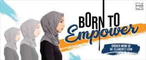 BE Elementz - Muslimah Instant Sports Scarves - WTS0002 - ( Power Purple ) / Born2Empower Instant Sports Hijab Muslimah / Tudung Sukan Sarung Terus Wanita Islam ( Tutup Aurat )