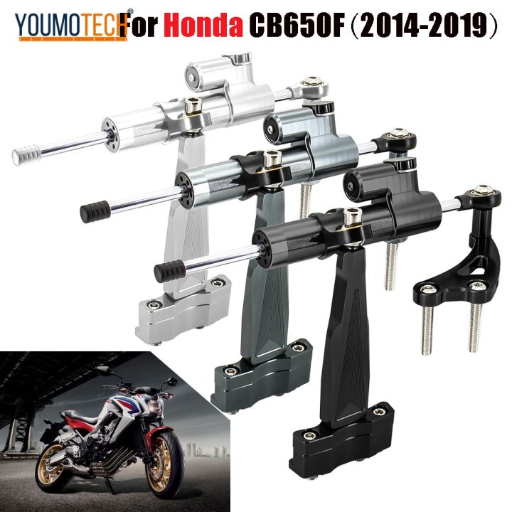 thumbnail image 2 of BIK New Motorcycle ATV Racing Accessories Adjustable Ohlin Steering Damper For Kawasaki 400 CB650F YZF-R3 R25(Gold), Handlebars & Components - Canada 2 of 12