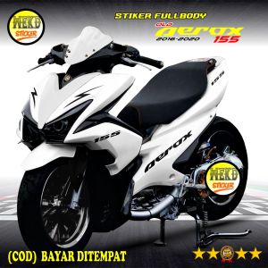 Stiker Fullbody Aerox Old 155 Skotlet Decal Motif Bunglon Baru