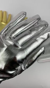 Glittering Gloves Night Club Gloves Jazz Gloves Party Shiny Leather Gloves Women Clothing Accessories Stage Props