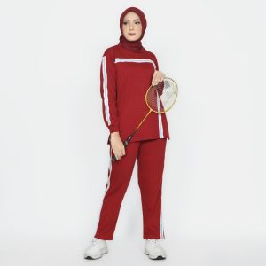 Setelan Olahraga Wanita Jumbo Terbaru Azdari AZR 02 - Set Baju Celana Senam Casual
