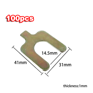 100 Buah Shim Spooring Mobil Tebal 1 mm 2 mm Sim Spooring Camber