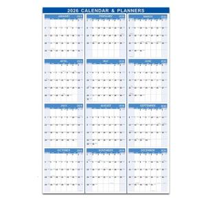 2026 Dry Erases Calendar 12 Month Annual Yearly Planner Monthly Calendar School Office Supplies Wall Calendar For Tasks