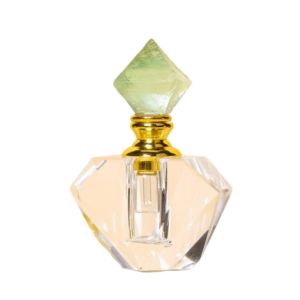 LEKGAVD Creative Crystal Perfume Bottle Empty Refillable Essential Oil Vials Beautiful Decorative Essential Oil Diffuser Bottle Perfume Dispenser Tools