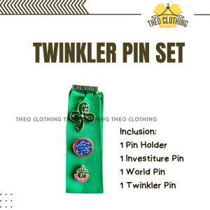 Complete GSP Pin Set Scouting Uniform Accessories | Twinkler Star Junior Senior | Theo Clothing