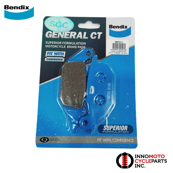 Bendix Brake Pads MD25 for Raider 150 Sniper 150 Mxi