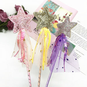 YAFEN Sale Cute Dreamlike Five Pointed Star Fairy Wand Kids Stick Girl Birthday Gift