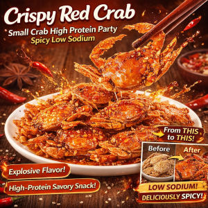 Small Sea Crab Fresh Crispy / Premium Delicious Snack / Party Family Food / Seafood Lovers