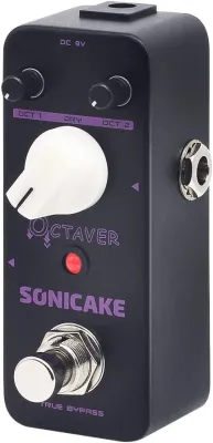 SONICAKE Octave Guitar Pedal Octave Pedal Guitar Effects Pedal Analog Classic Bass Octaver True Bypass