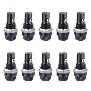 10 cái AC 250V 13A điện bảng điều chỉnh gắn 5x20 mét Bộ giữ cầu chì cho đài phát thanh tự động ST