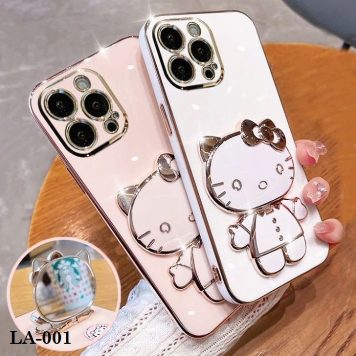 LA-001 CASE HELLOKITTY MIRROR STANDING OPPO A3S A5 2020 A92020 A78